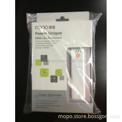 charger bank with 2600mAh capacity